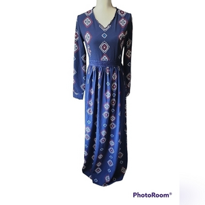 Kabayare‎ blue maxi dress